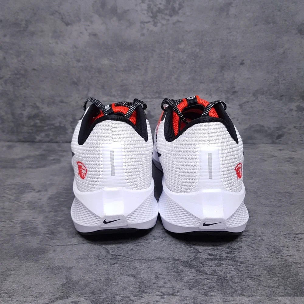 NIKE Air Zoom Pegasus 40 Oregon State Beavers Running Shoes Mens 14 White Orange